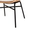 Baxton Studio Caelia Modern Bohemian Natural Brown Rattan and Black Metal Chair 207-12676 - alternate 4
